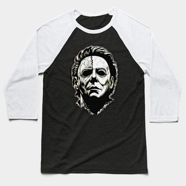 Michael Myers // Retro fan style Baseball T-Shirt by Trendsdk